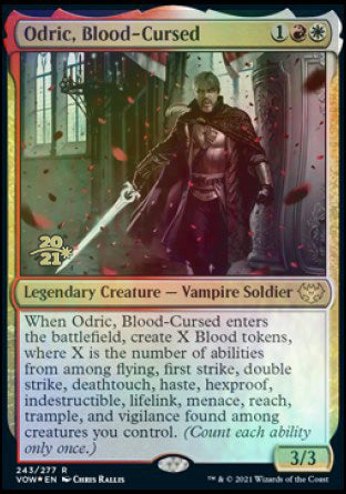 Odric, Blood-Cursed [Innistrad: Crimson Vow Prerelease Promos] | Gamer Loot