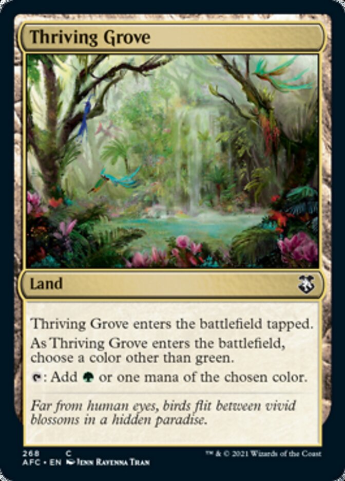 Thriving Grove [Dungeons & Dragons: Adventures in the Forgotten Realms Commander] | Gamer Loot