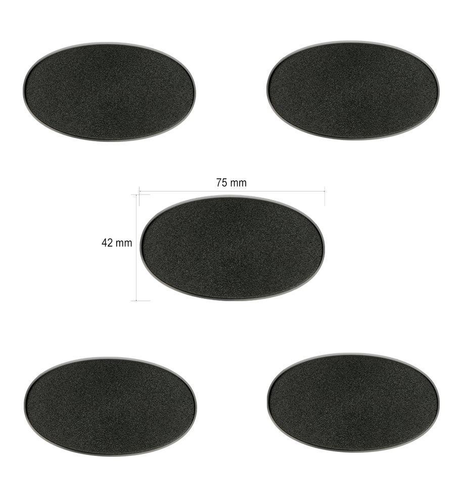 Citadel 75x42mm Oval Bases | Gamer Loot