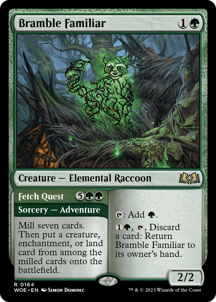 Bramble Familiar // Fetch Quest [Wilds of Eldraine] | Gamer Loot