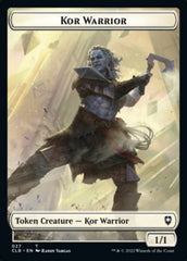 Kor Warrior // Angel Warrior Double-sided Token [Commander Legends: Battle for Baldur's Gate Tokens] | Gamer Loot