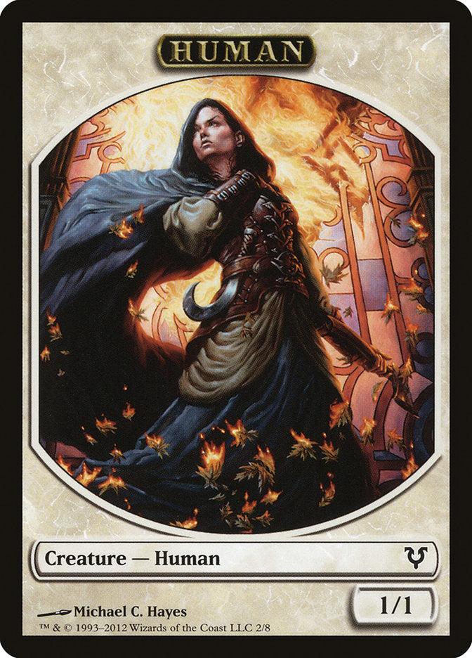 Human (2/8) [Avacyn Restored Tokens] | Gamer Loot