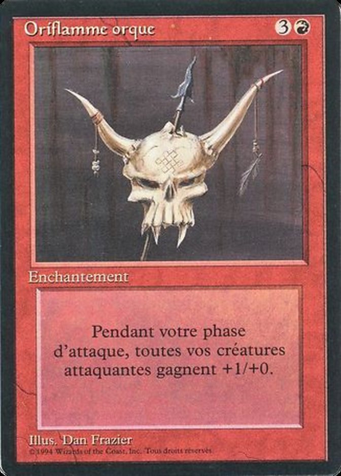 Orcish Oriflamme [Foreign Black Border] | Gamer Loot