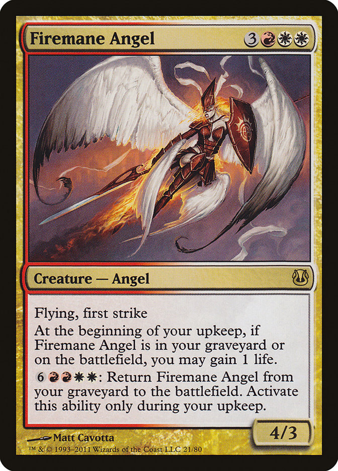 Firemane Angel [Duel Decks: Ajani vs. Nicol Bolas] | Gamer Loot