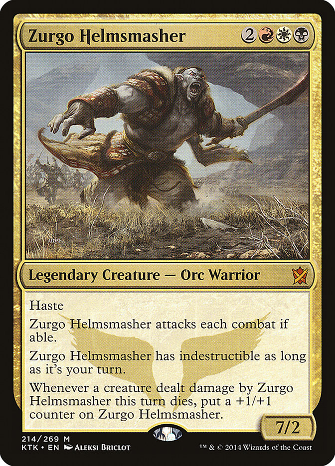 Zurgo Helmsmasher [Khans of Tarkir] | Gamer Loot