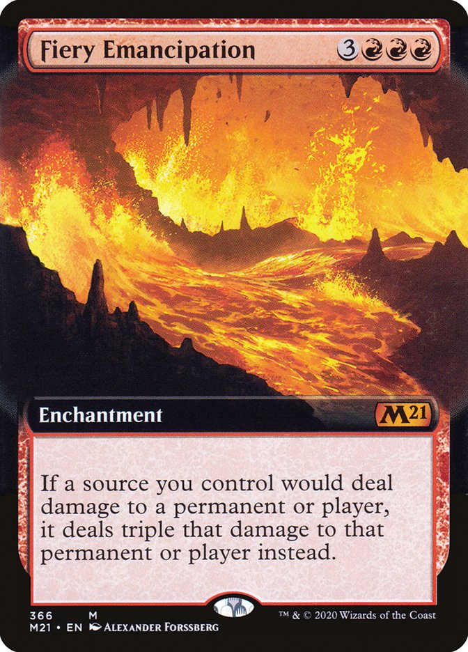 Fiery Emancipation (Extended) [Core Set 2021] | Gamer Loot