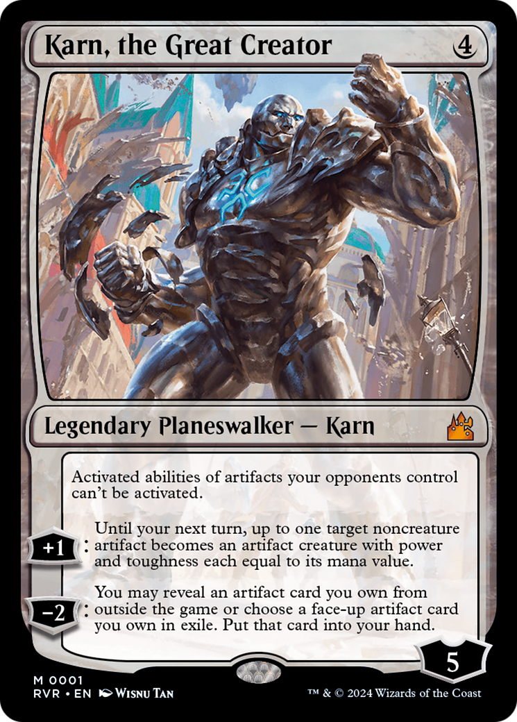 Karn, the Great Creator [Ravnica Remastered] | Gamer Loot