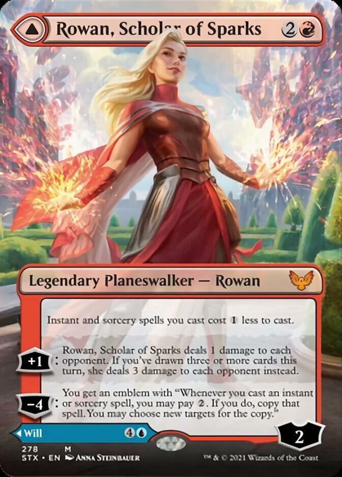 Rowan, Scholar of Sparks // Will, Scholar of Frost (Extended) [Strixhaven: School of Mages] | Gamer Loot