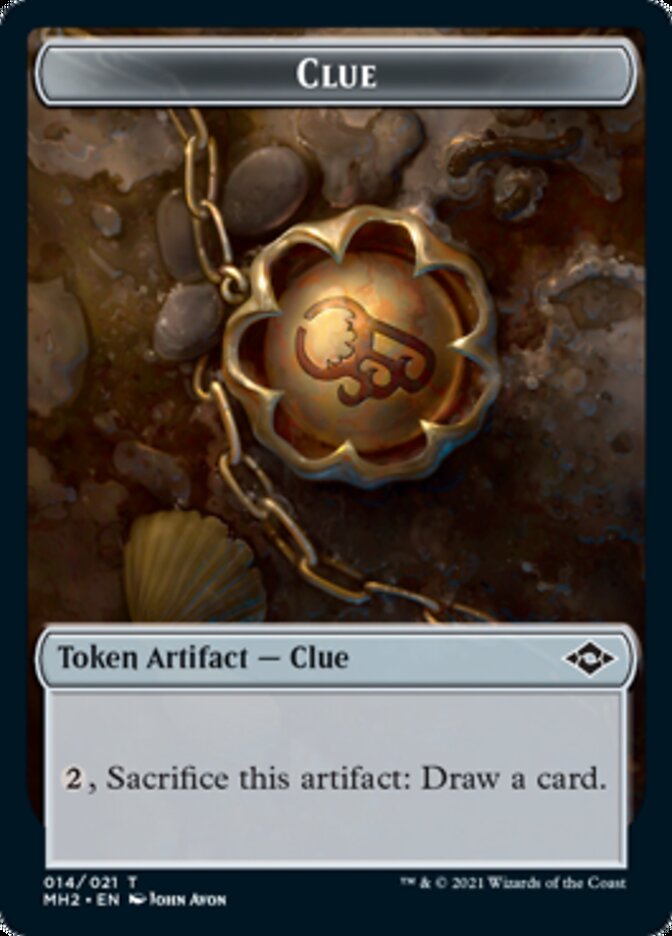 Clue Token (14) // Zombie Army Token [Modern Horizons 2 Tokens] | Gamer Loot