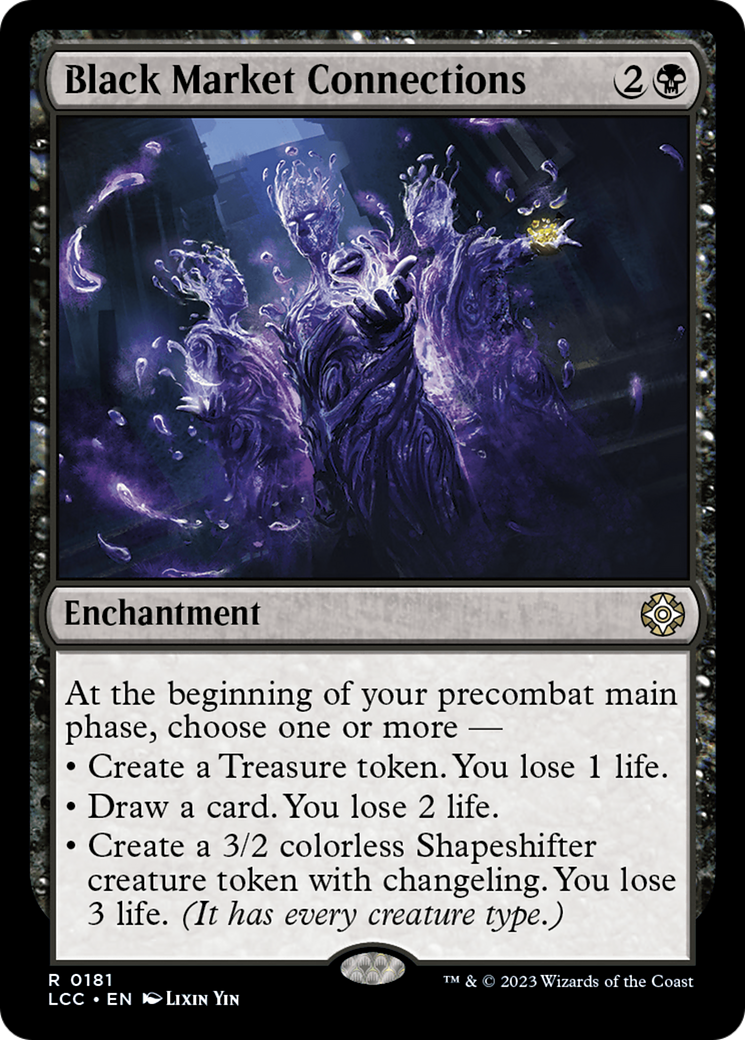Black Market Connections [The Lost Caverns of Ixalan Commander] | Gamer Loot