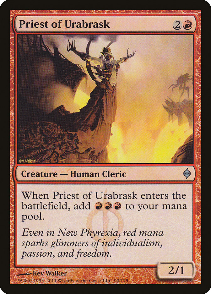 Priest of Urabrask [New Phyrexia] | Gamer Loot