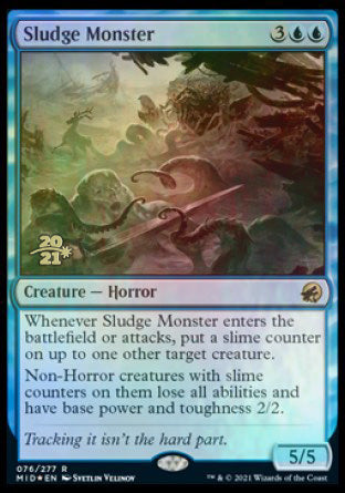 Sludge Monster [Innistrad: Midnight Hunt Prerelease Promos] | Gamer Loot