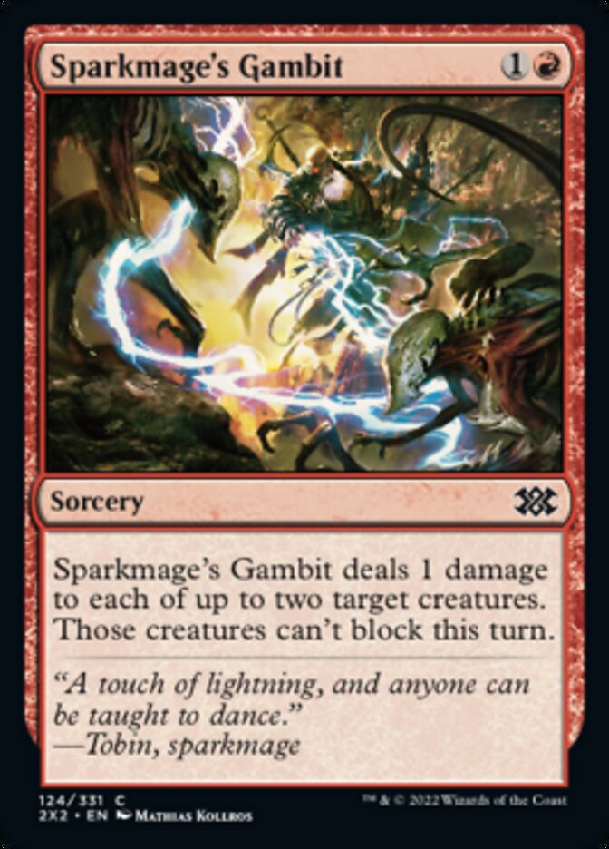 Sparkmage's Gambit [Double Masters 2022] | Gamer Loot