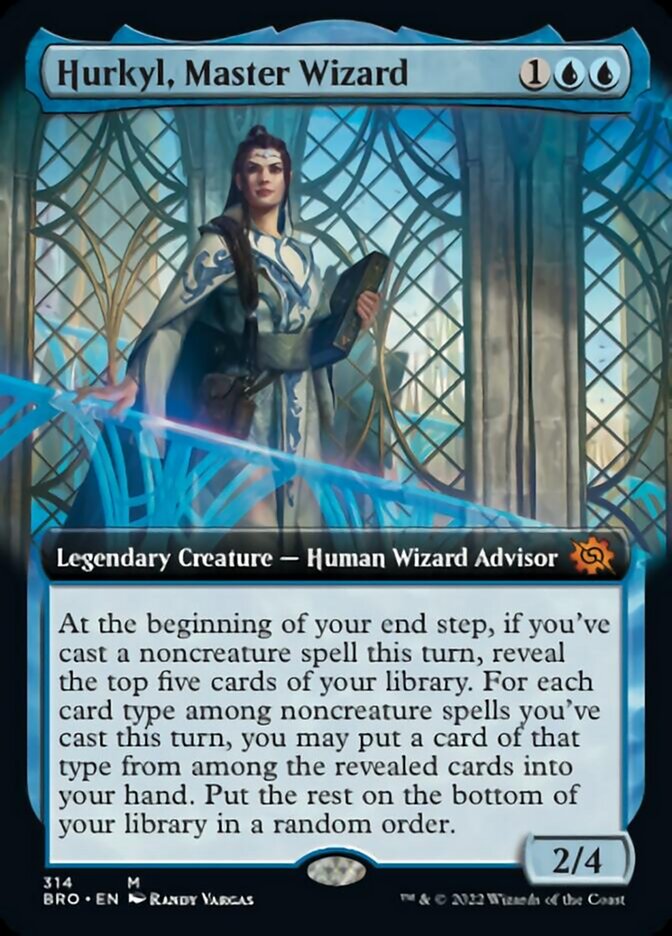 Hurkyl, Master Wizard (Extended Art) [The Brothers' War] | Gamer Loot