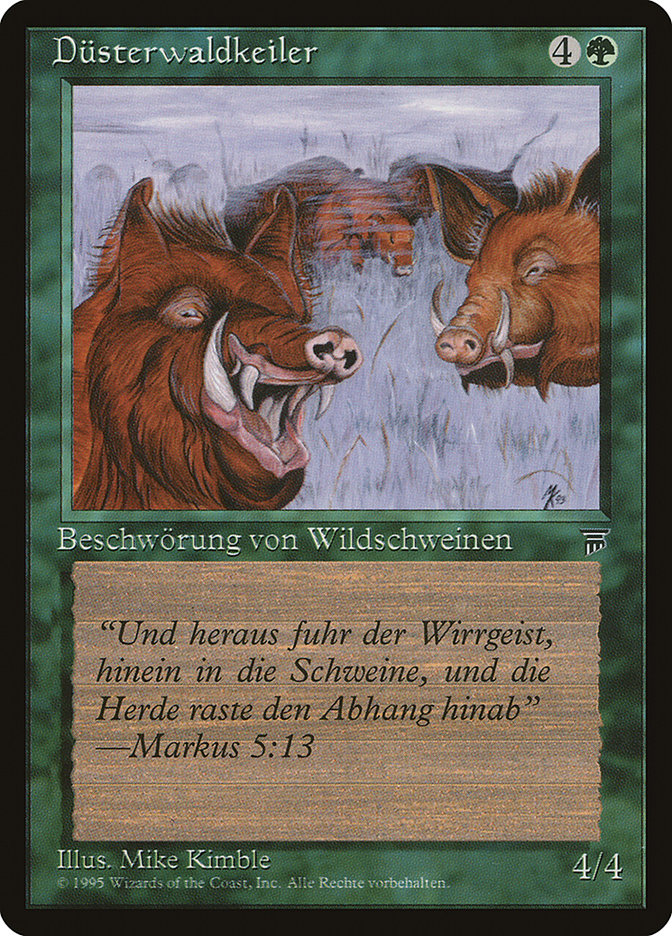 Durkwood Boars (German) - "Dusterwaldkeiler" [Renaissance] | Gamer Loot