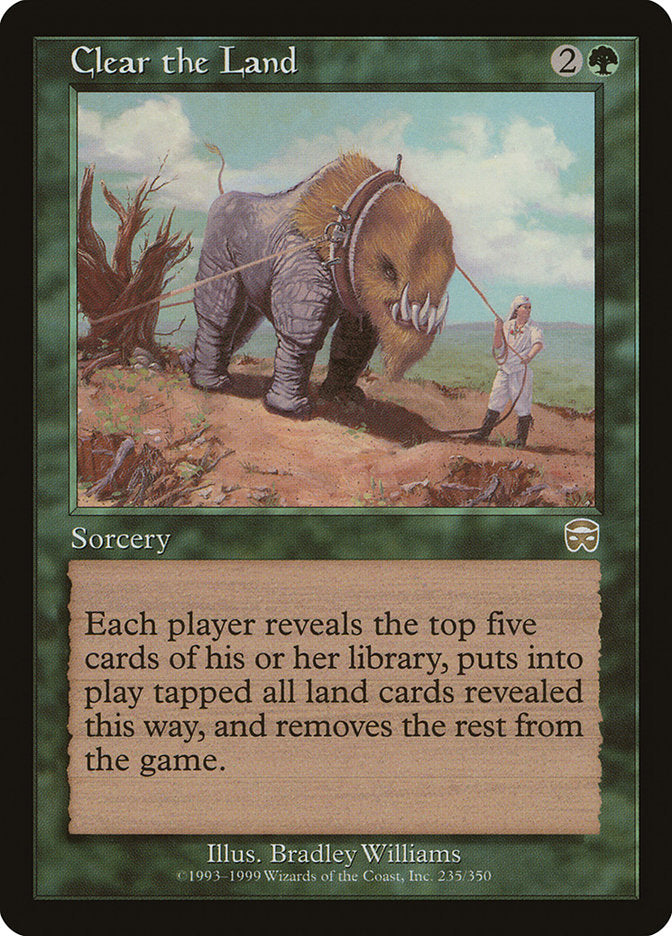 Clear the Land [Mercadian Masques] | Gamer Loot