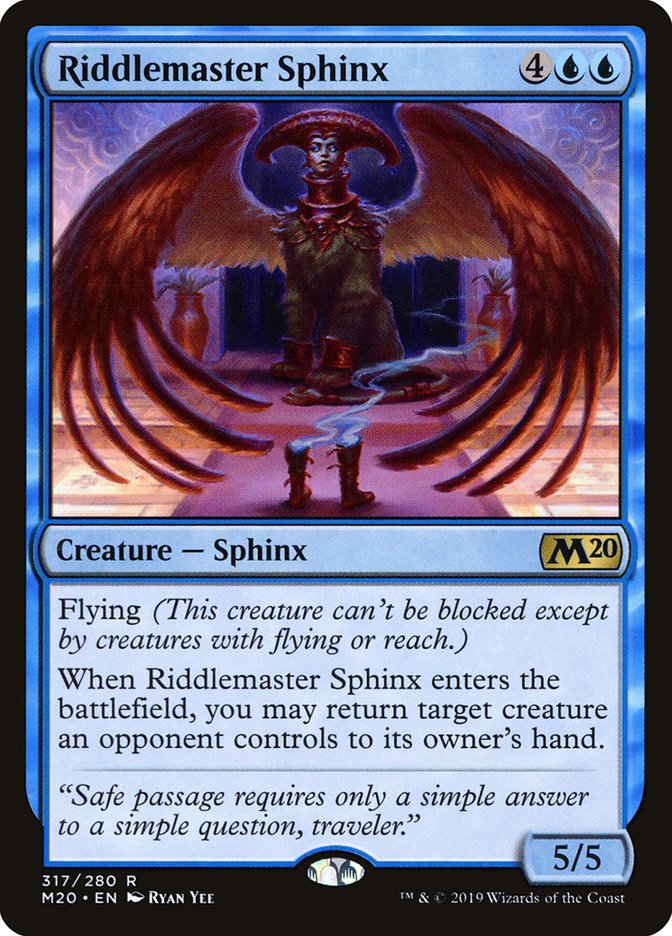 Riddlemaster Sphinx [Core Set 2020] | Gamer Loot