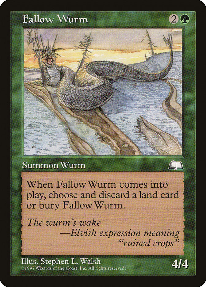 Fallow Wurm [Weatherlight] | Gamer Loot