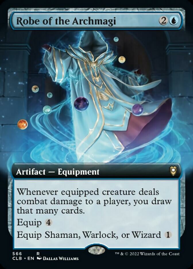 Robe of the Archmagi (Extended Art) [Commander Legends: Battle for Baldur's Gate] | Gamer Loot