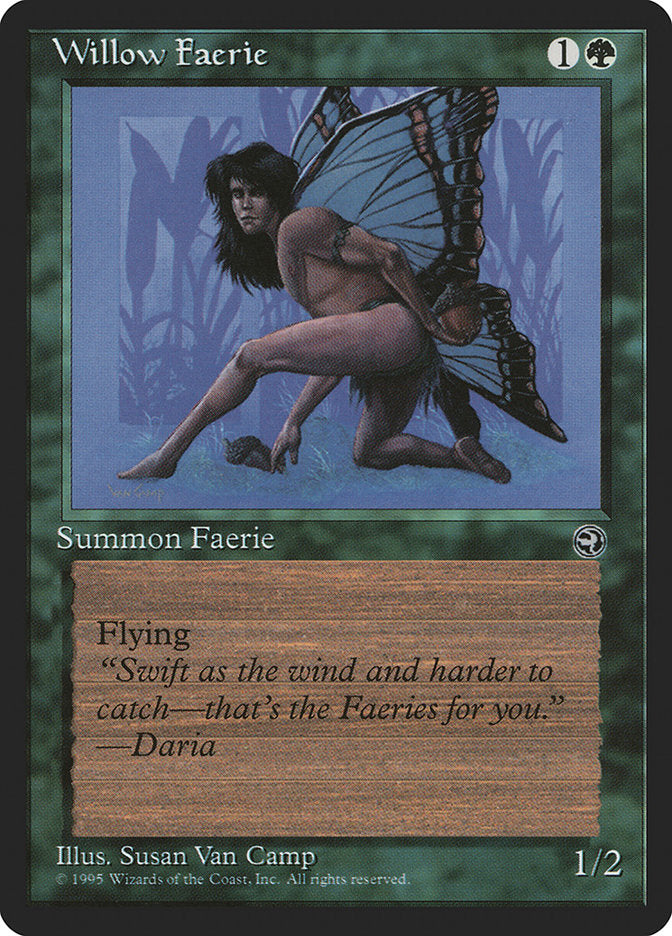 Willow Faerie (Daria Flavor Text) [Homelands] | Gamer Loot