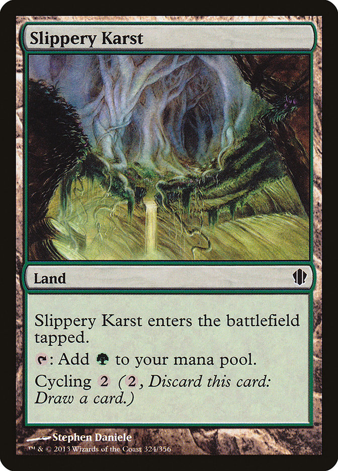 Slippery Karst [Commander 2013] | Gamer Loot