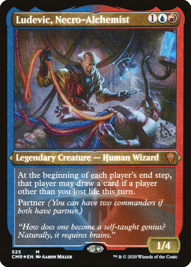 Ludevic, Necro-Alchemist (Etched) [Commander Legends] | Gamer Loot