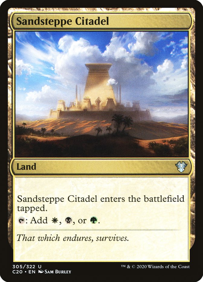 Sandsteppe Citadel [Commander 2020] | Gamer Loot