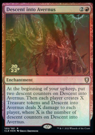 Descent into Avernus [Commander Legends: Battle for Baldur's Gate Prerelease Promos] | Gamer Loot