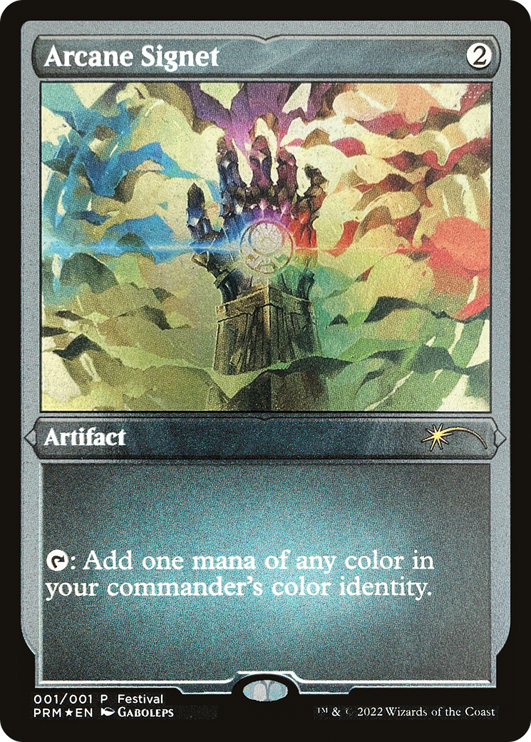 Arcane Signet (Foil Etched) [30th Anniversary Promos] | Gamer Loot