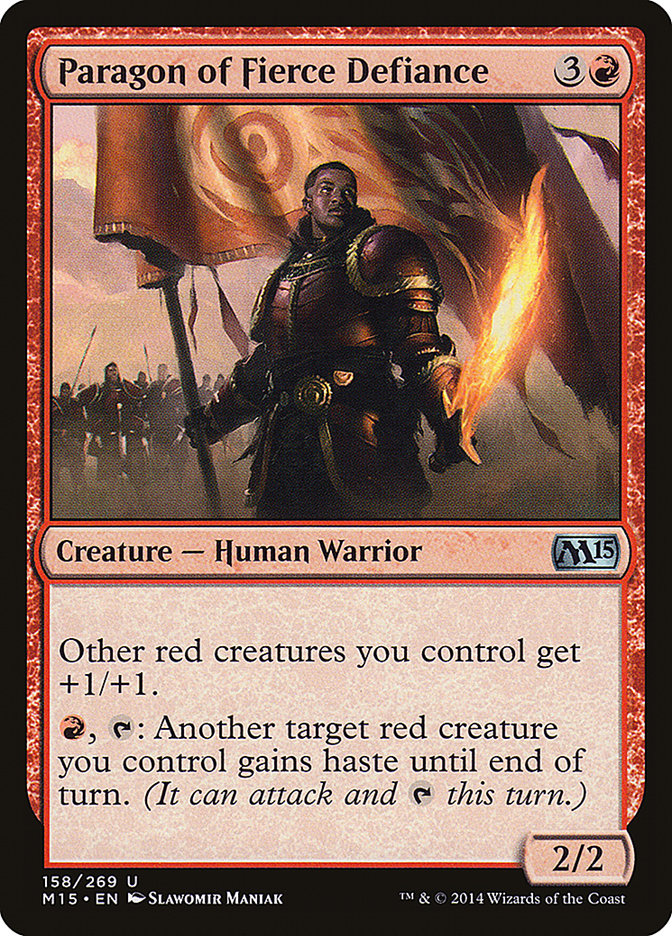 Paragon of Fierce Defiance [Magic 2015] | Gamer Loot