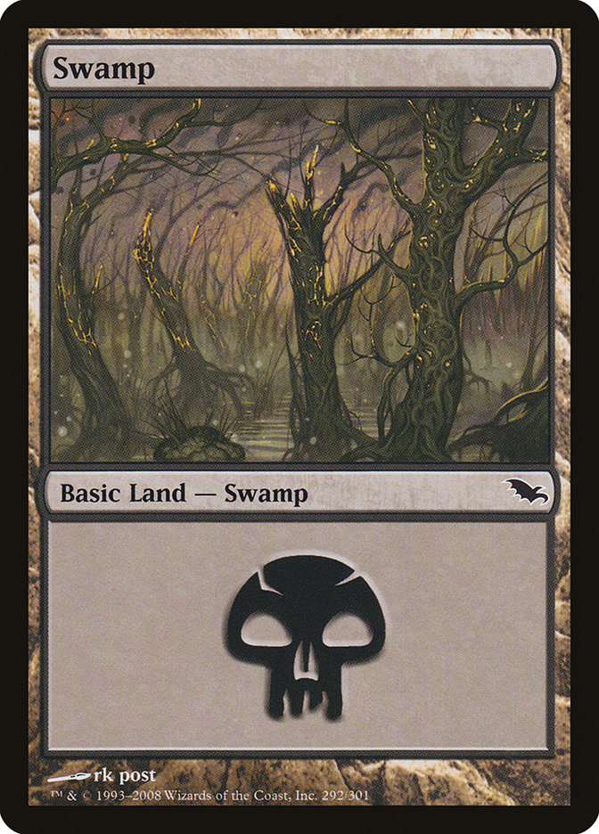 Swamp (292) [Shadowmoor] | Gamer Loot