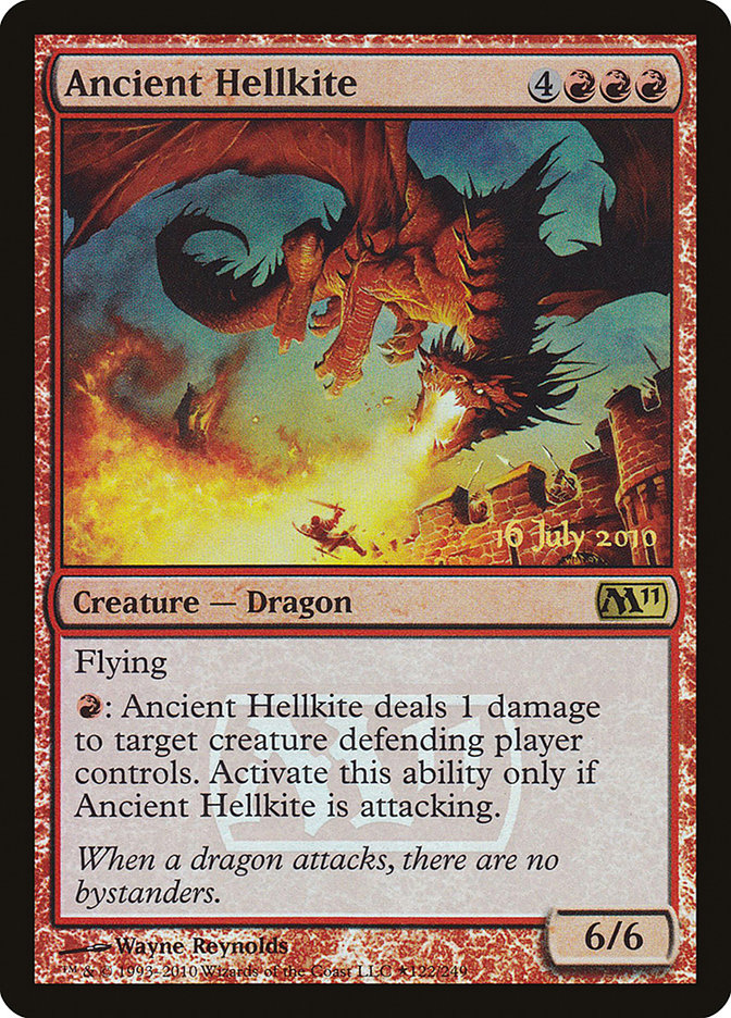 Ancient Hellkite [Magic 2011 Prerelease Promos] | Gamer Loot