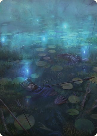The Dead Marshes Art Card [The Lord of the Rings: Tales of Middle-earth Art Series] | Gamer Loot