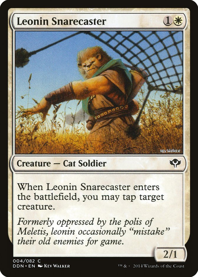 Leonin Snarecaster [Duel Decks: Speed vs. Cunning] | Gamer Loot