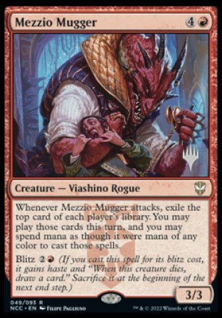 Mezzio Mugger (Promo Pack) [Streets of New Capenna Commander Promos] | Gamer Loot