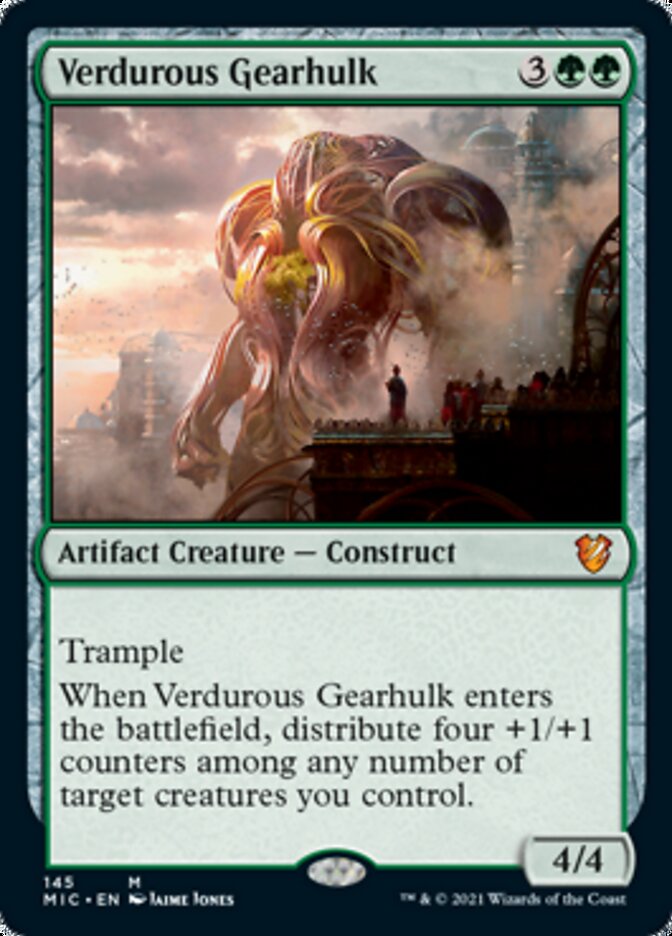 Verdurous Gearhulk [Innistrad: Midnight Hunt Commander] | Gamer Loot