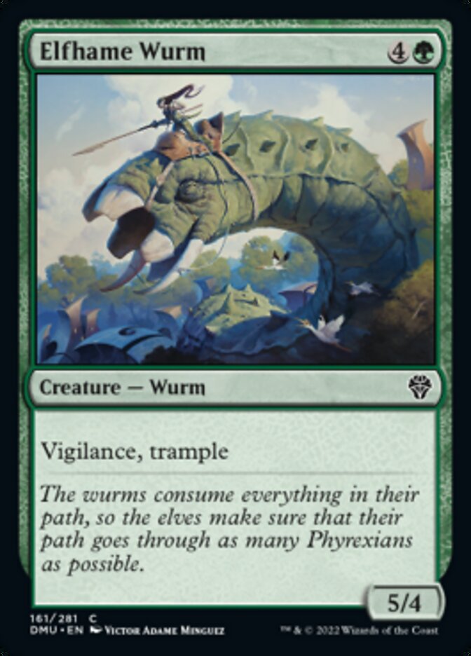 Elfhame Wurm [Dominaria United] | Gamer Loot