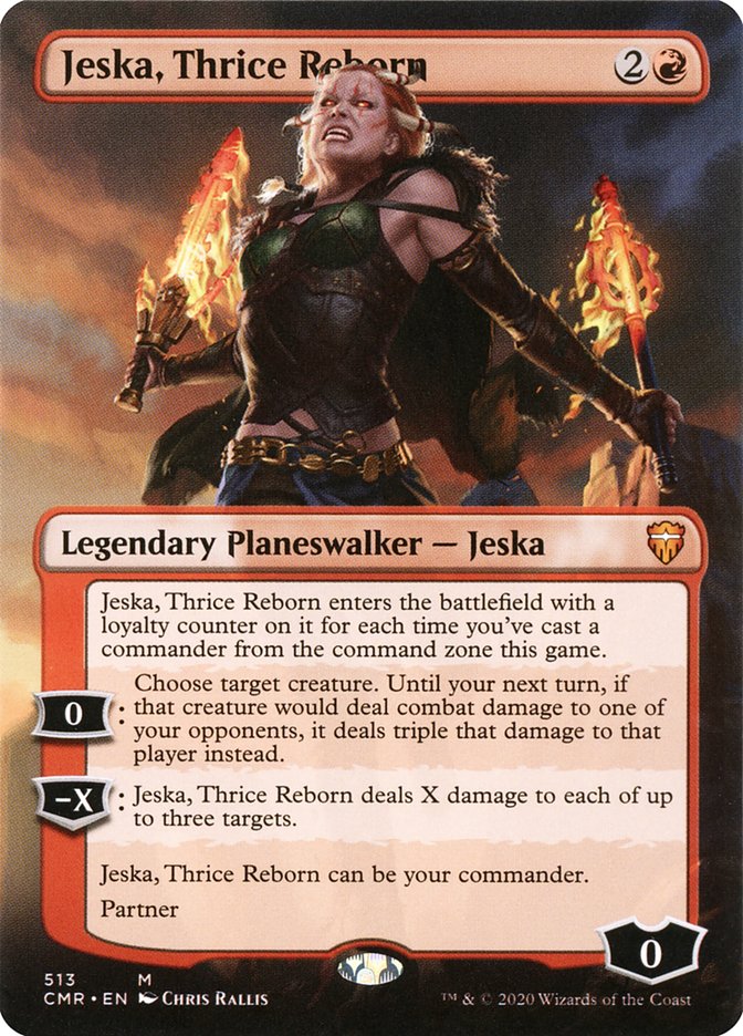 Jeska, Thrice Reborn (Borderless) [Commander Legends] | Gamer Loot