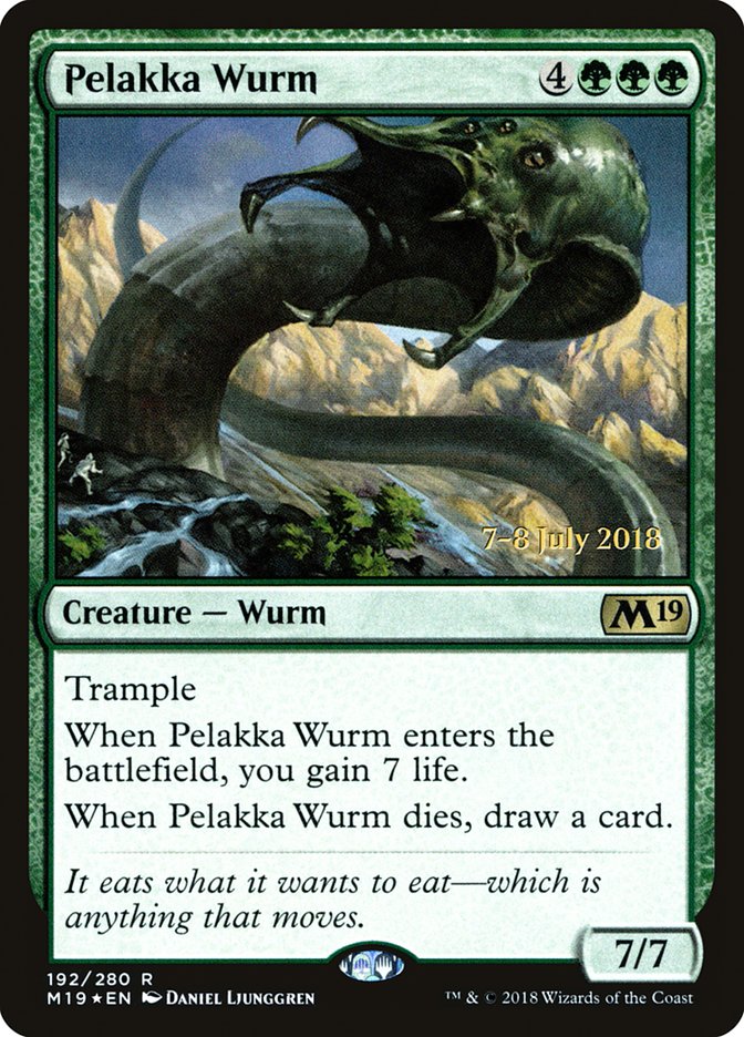 Pelakka Wurm  [Core Set 2019 Prerelease Promos] | Gamer Loot