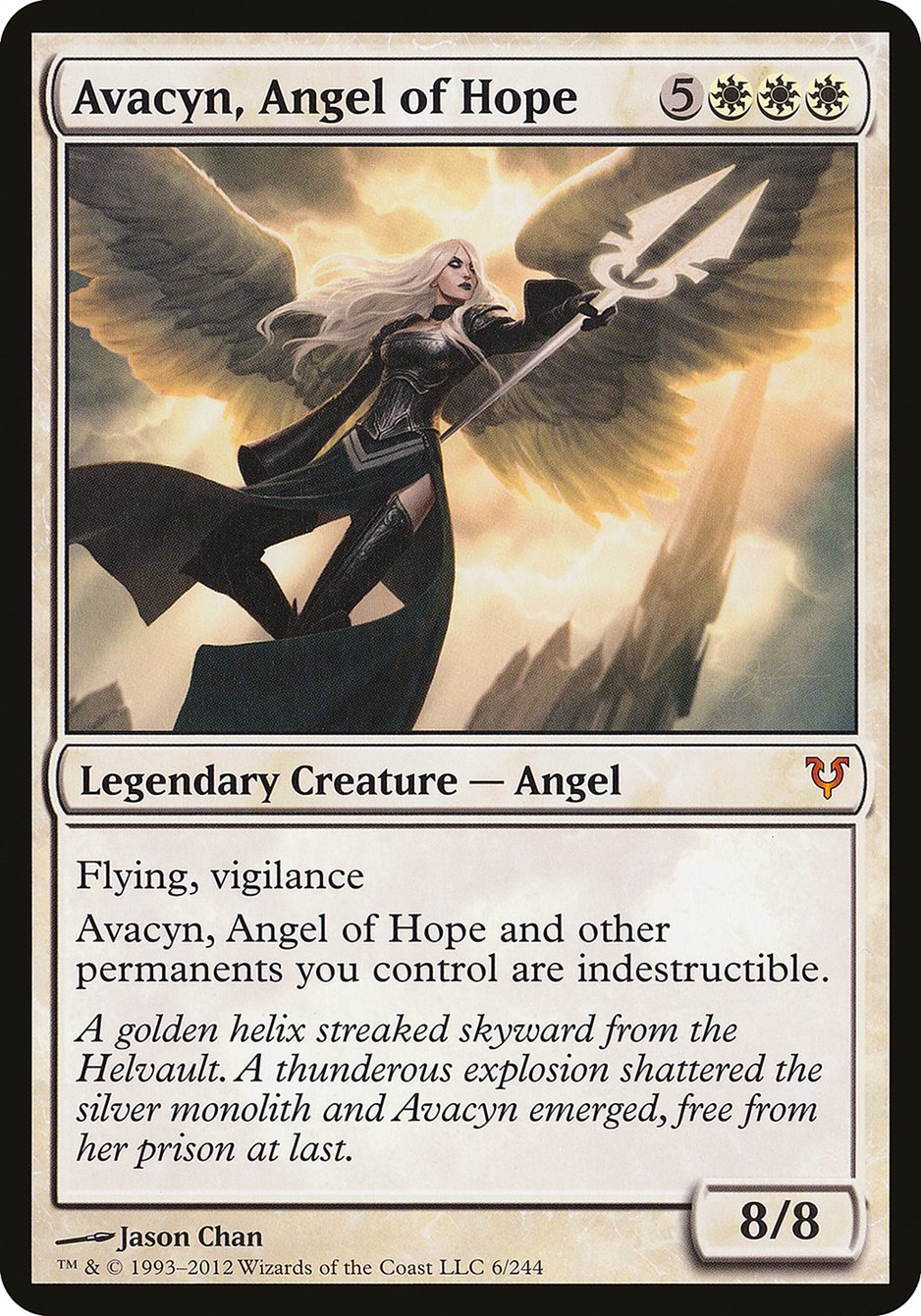 Avacyn, Angel of Hope (Oversized) [Open the Helvault] | Gamer Loot