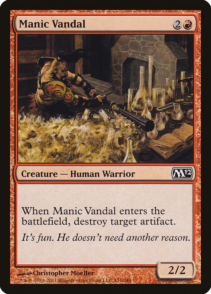 Manic Vandal [Magic 2012] | Gamer Loot