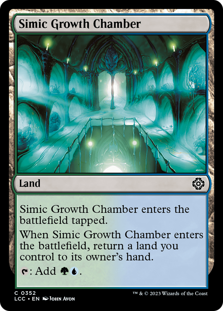 Simic Growth Chamber [The Lost Caverns of Ixalan Commander] | Gamer Loot