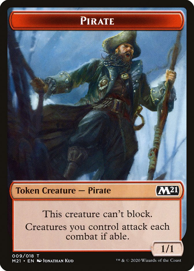 Pirate [Core Set 2021 Tokens] | Gamer Loot