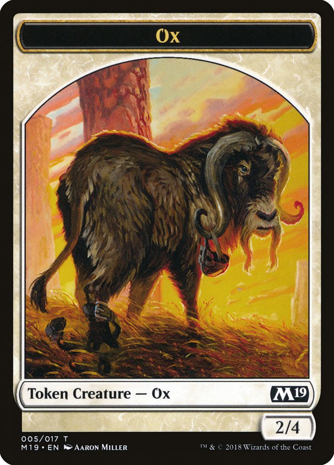 Ox [Core Set 2019 Tokens] | Gamer Loot