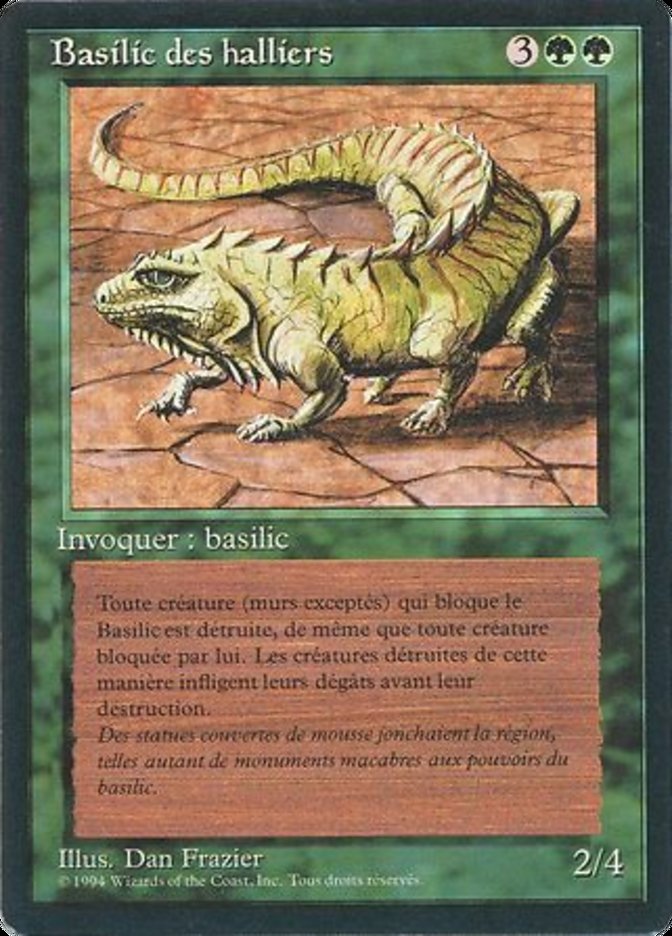 Thicket Basilisk [Foreign Black Border] | Gamer Loot