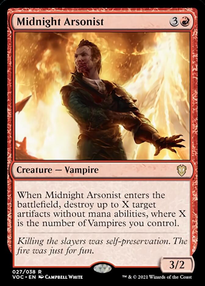 Midnight Arsonist [Innistrad: Crimson Vow Commander] | Gamer Loot