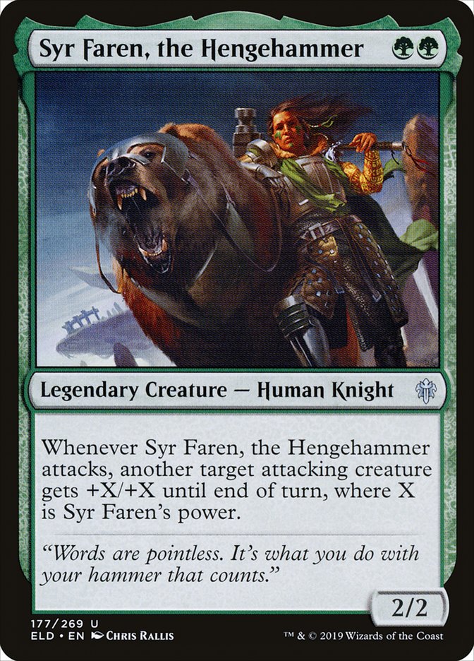 Syr Faren, the Hengehammer [Throne of Eldraine] | Gamer Loot