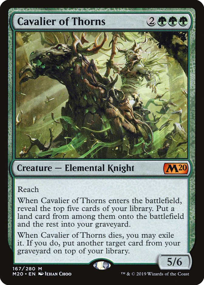Cavalier of Thorns [Core Set 2020] | Gamer Loot