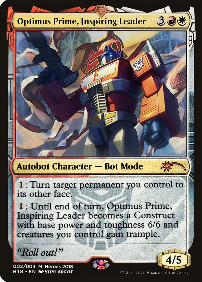 Optimus Prime, Inspiring Leader [Heroes of the Realm 2018] | Gamer Loot