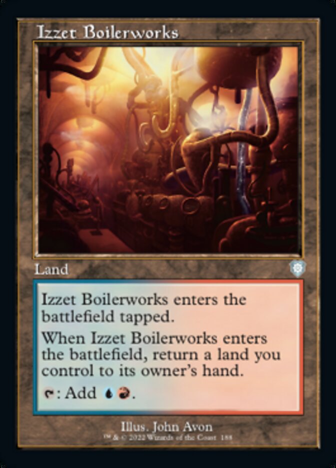 Izzet Boilerworks (Retro) [The Brothers' War Commander] | Gamer Loot